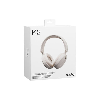 Audífonos Headphones Sudio K2 Bluetooth ANC - White