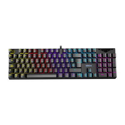 Teclado Gamer Mecanico Krom Kasic Sw Red Idioma Español