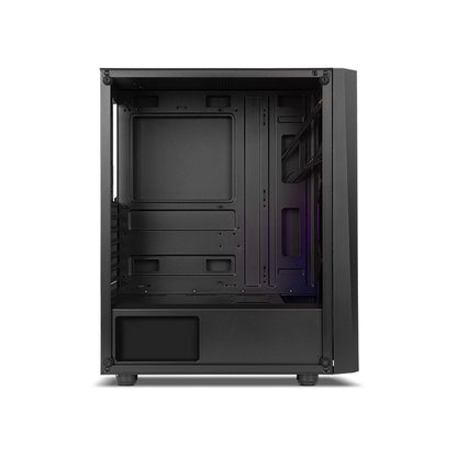 Gabinete Gamer Nox Hummer Frost Argb Mid-Tower Black