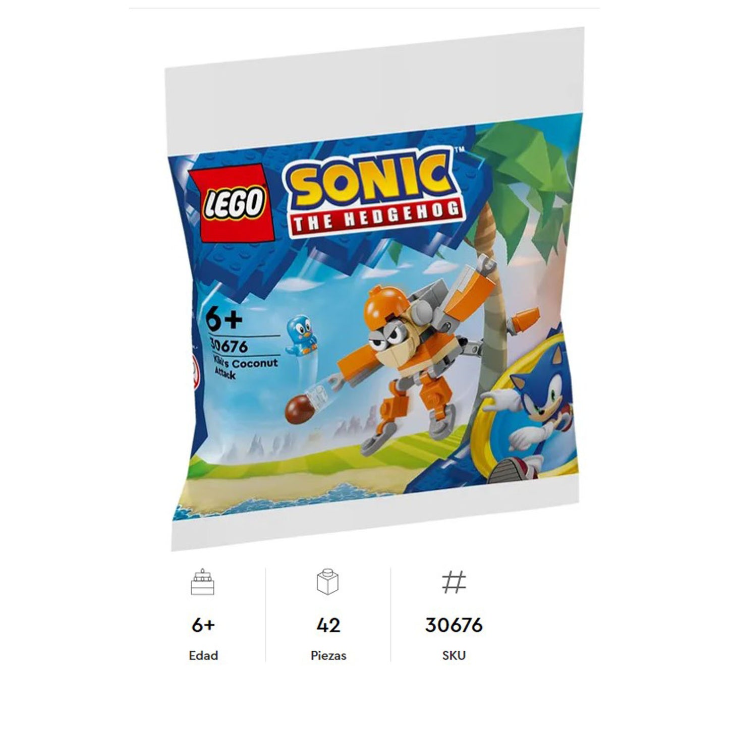 Lego Sonic Kiki Y El Ataque De Los Cocos 30676