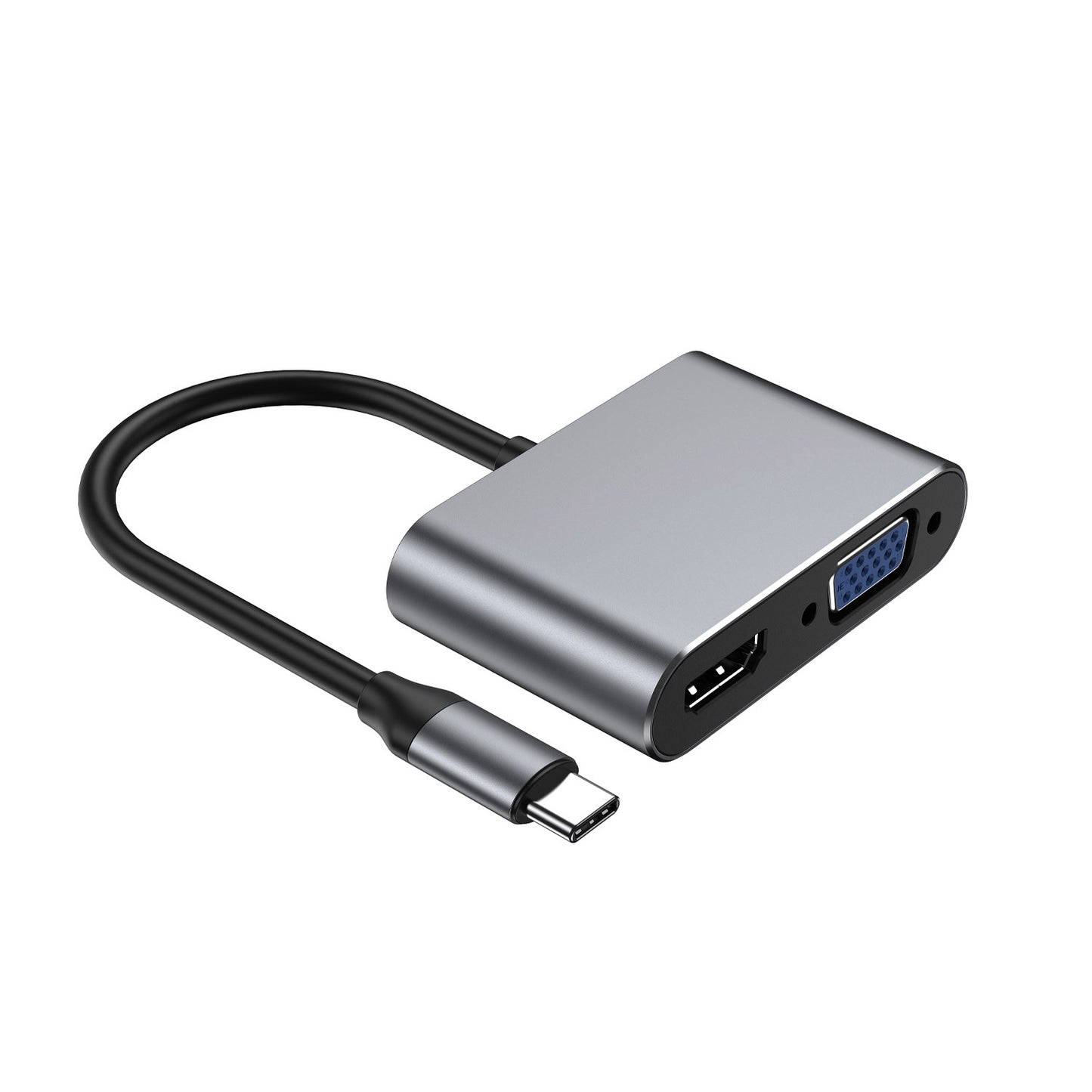 Adaptador Conversor De Tipo-C 3.1 Gen 2 a Vga y Hdmi 4K