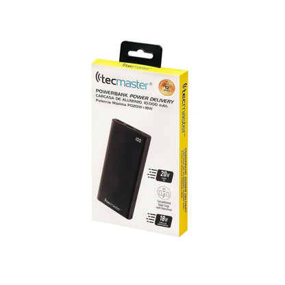 Power Bank 10.000mah Carga Super Rapida Tm-200551