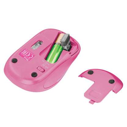 Mouse Inalambrico Trust Yvi Fx Pink - Crazygames