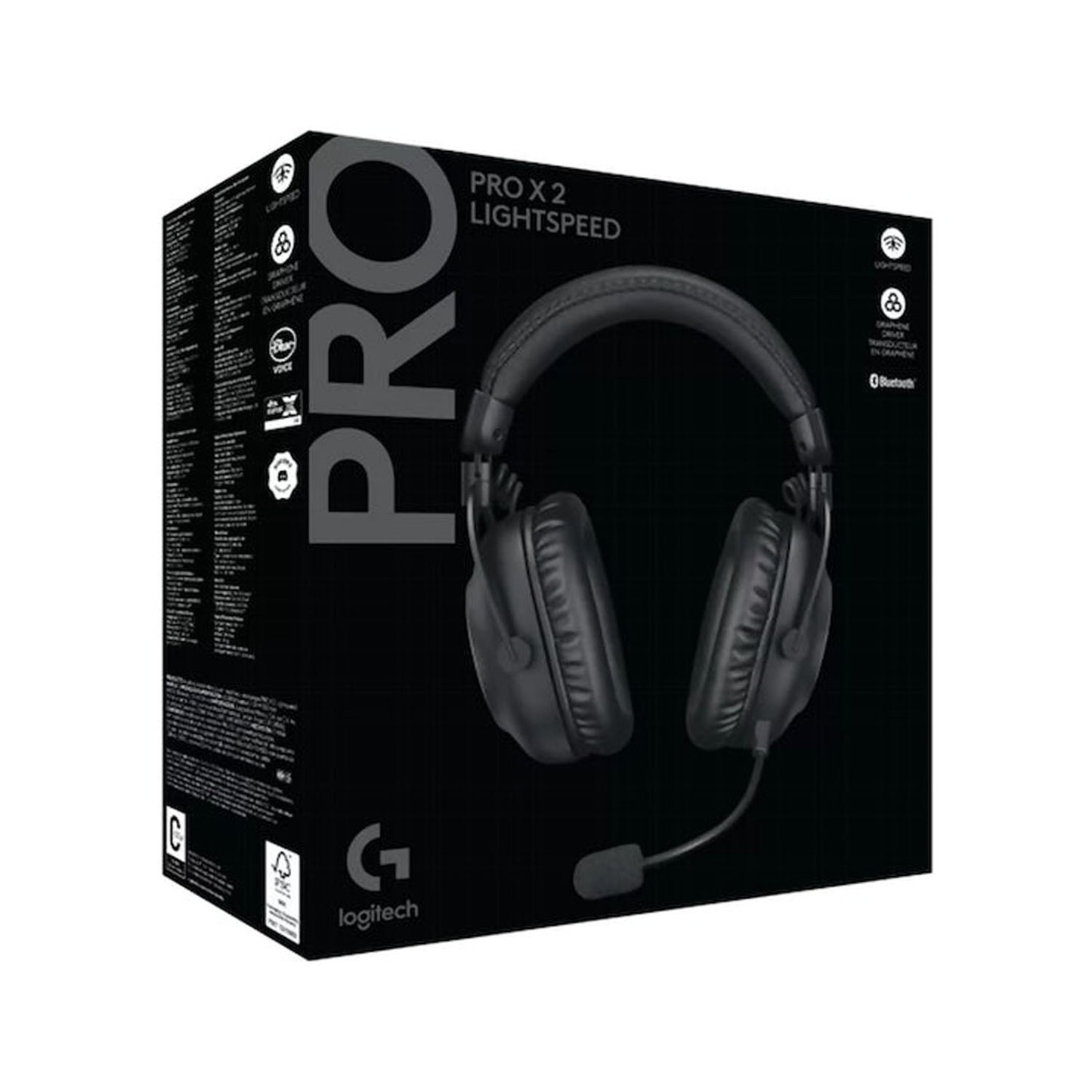 Audifono Gamer Logitech G Pro X Lightspeed 2 Wireless Black