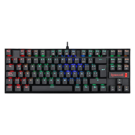 Teclado Mecanico Kumara Black K552RGB-1R Español Switch Red