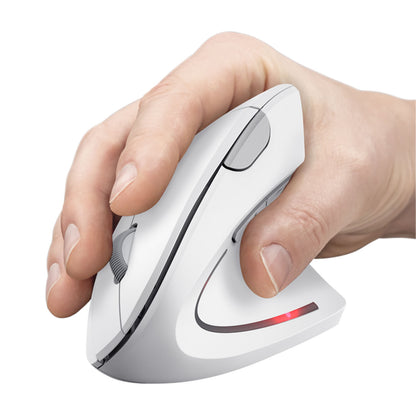 Mouse Vertical Ergonómico Inalámbrico Trust Verto WHITE