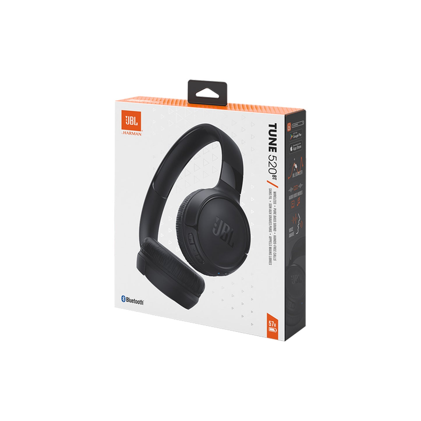 Audífono Bluetooth Jbl Tune 520 BT Black