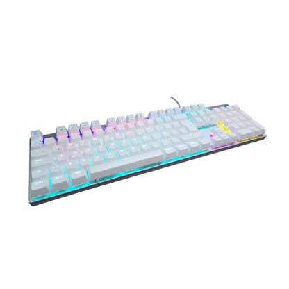 Teclado Mecanico Hp Gk400f White - Sw Blue Layout Español