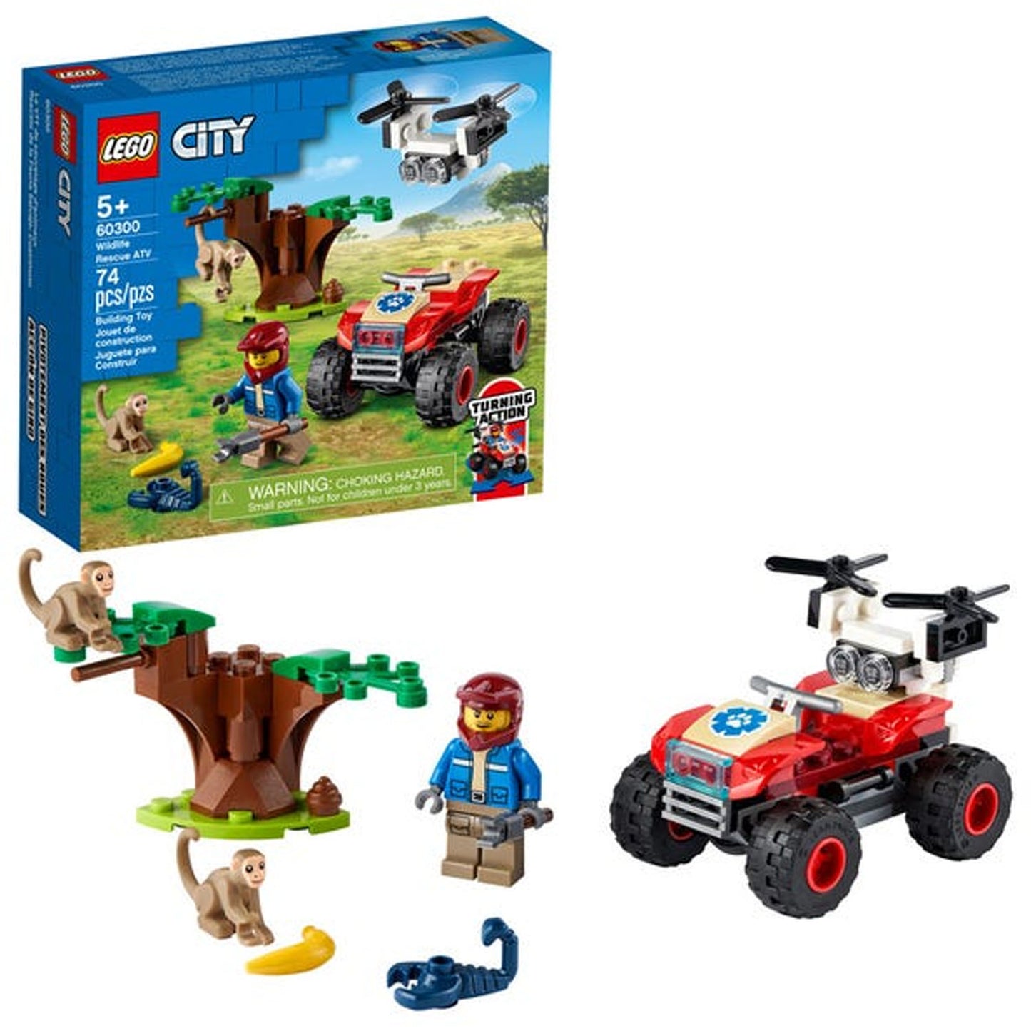 Lego City Rescate De La Fauna Salvaje 60300 - Crazygames